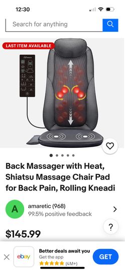 Heat option Massage Portable Seat
