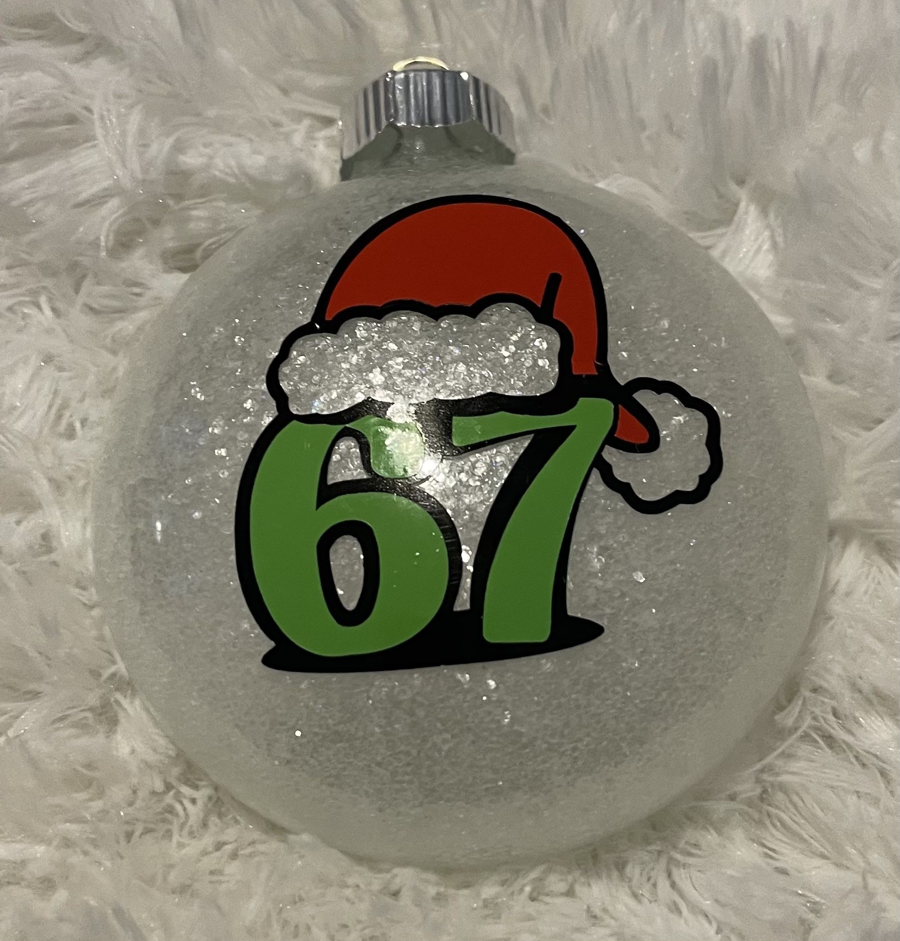 67 Christmas Ornaments. 