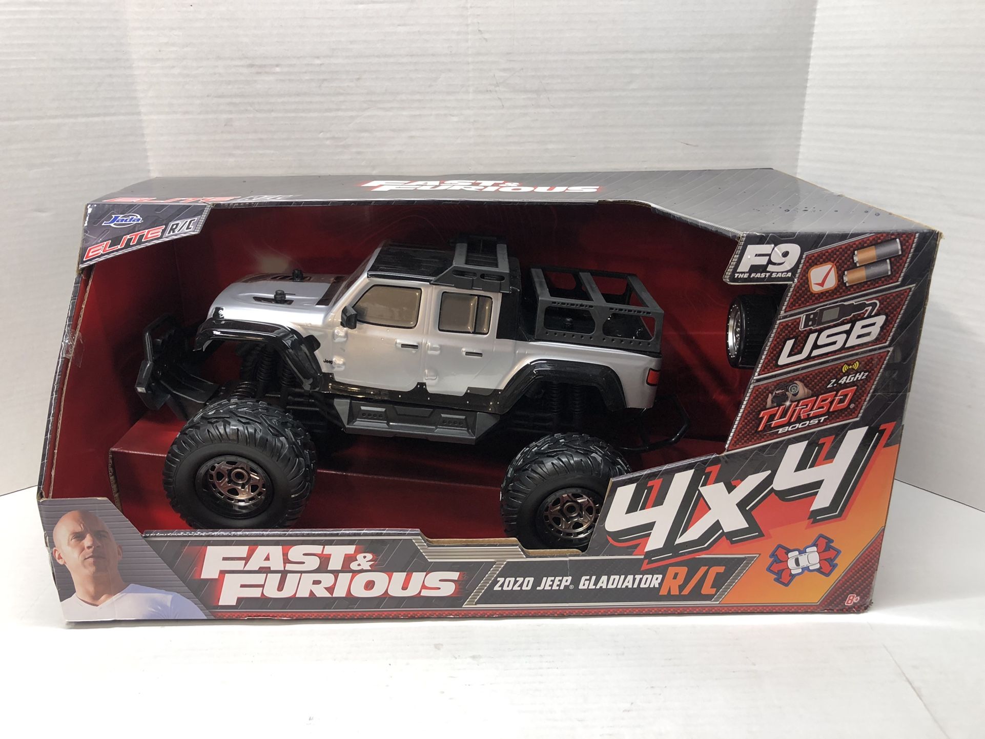 Fast & Furious Jada Elite R/C Jeep Gladiator 4 X 4 New In Box