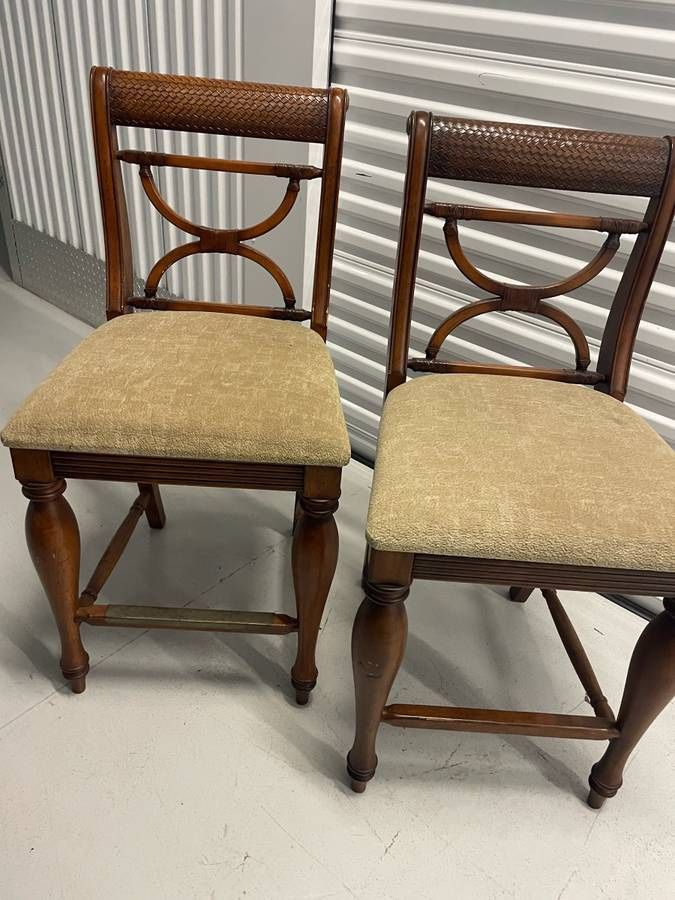 Pair of Vintage Bar Stools Sturdy