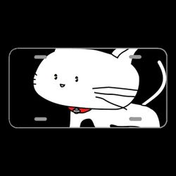 License Plate Novelty Car Front Cat Pet Animal Cute Cat Cat Cat