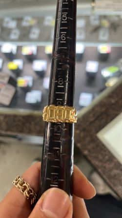 10k gold Dad ring
