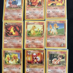🔥 Vintage Fire Pokémon Lot 🔥 Bringing the heat with this classic lineup of fire-types from the WOTC era! 🔥🐉 🤩Charmander and Magma