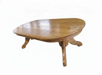 Oak Oval Coffee Table 