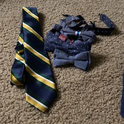 Kids Ties And Bow Tied 
