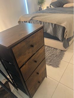 Lamp and small dresser