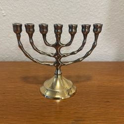 Seven Branch Menorah / Candlestick Holder 