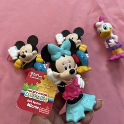 Mickey And Minnie Bath Squirters $6 For All 