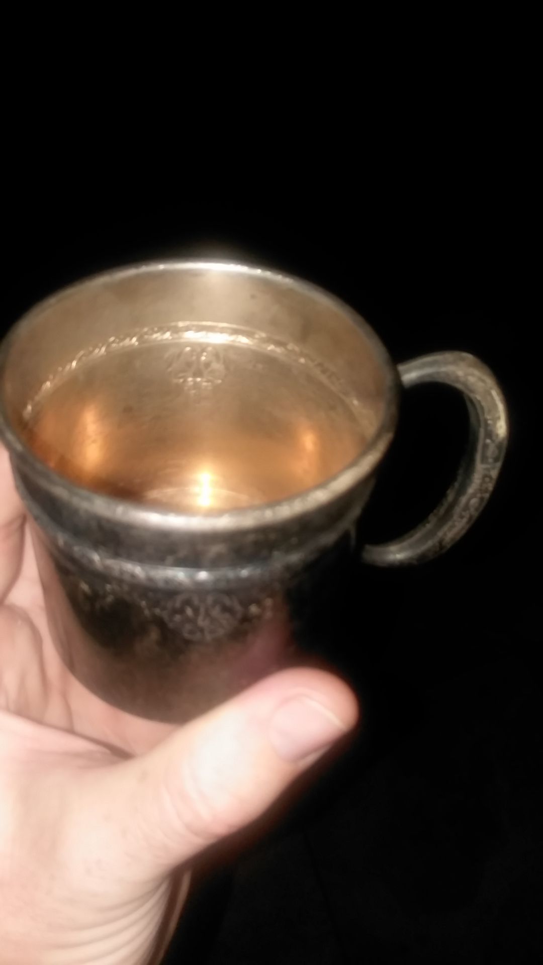 "VINTAGE TOWLE STERLING" BABY CUP STERLING SILVER LOUIS XIV #79162