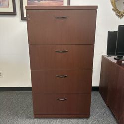 OFFICE/HOME FILE CABINET 4 DRAWERS LATERAL FILE 