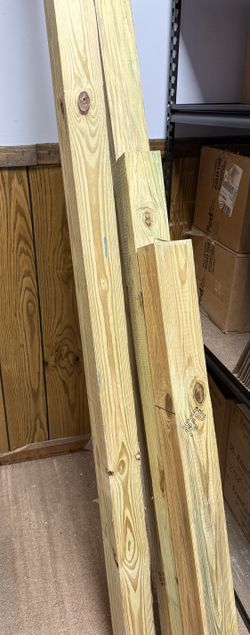 Pressure Treated 4x4 Lumber Posts Lot 4 Pieces