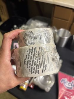 Important Warning, Labels To Go On Your Bottom Of Your Candle