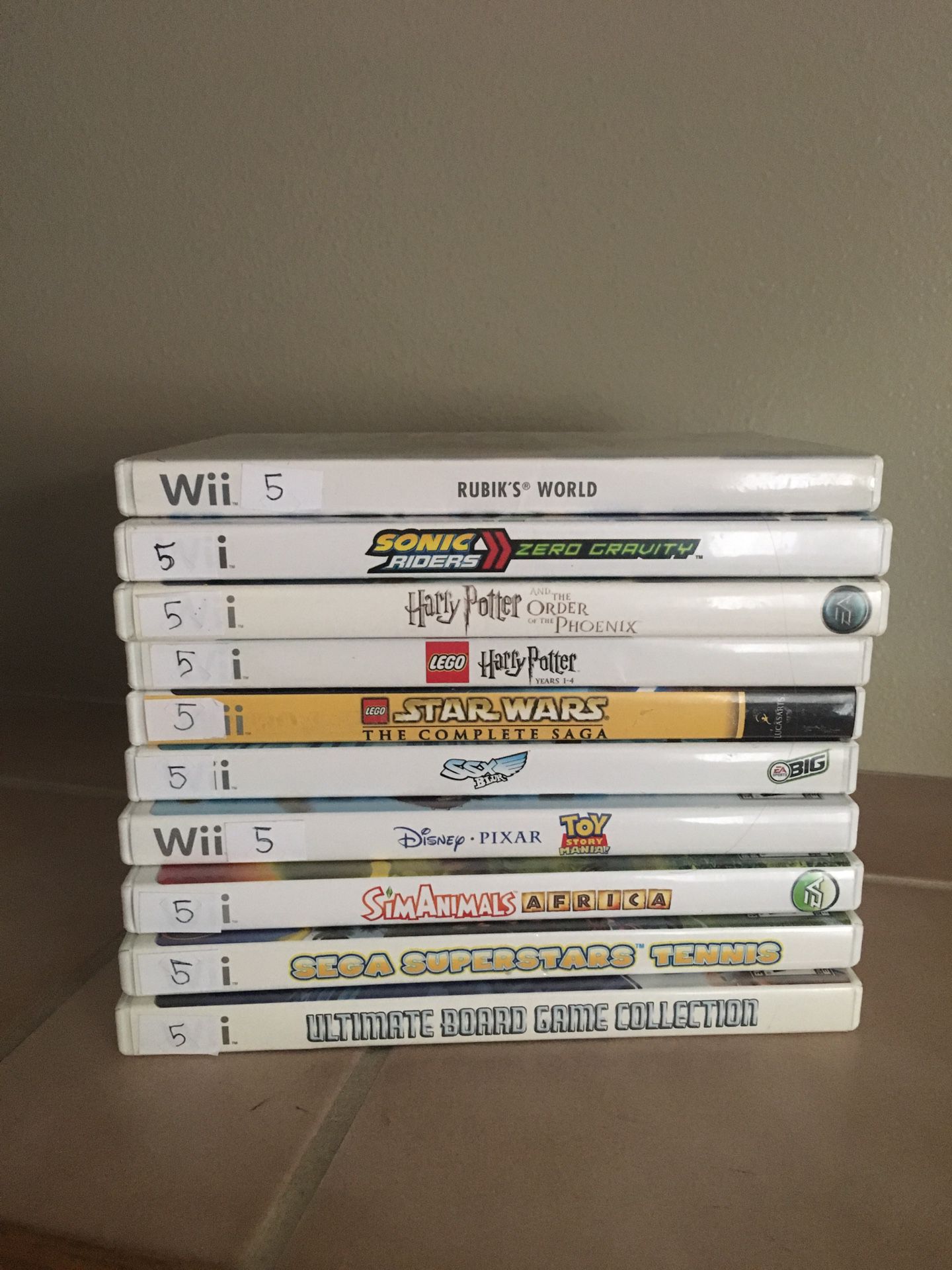 10 Wii games