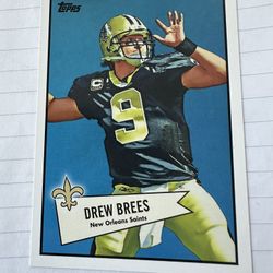 Topps 2010 Drew Brees Football Card