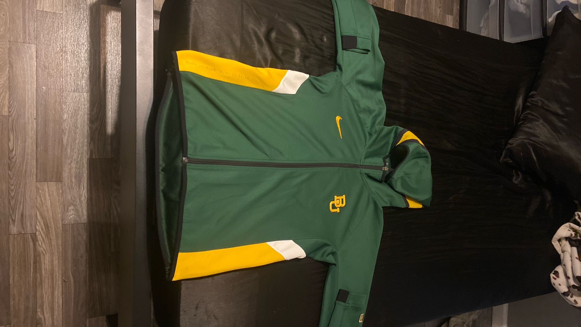Green Baylor Dri-Fit Jacket 