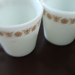 Vintage Pyrex mugs