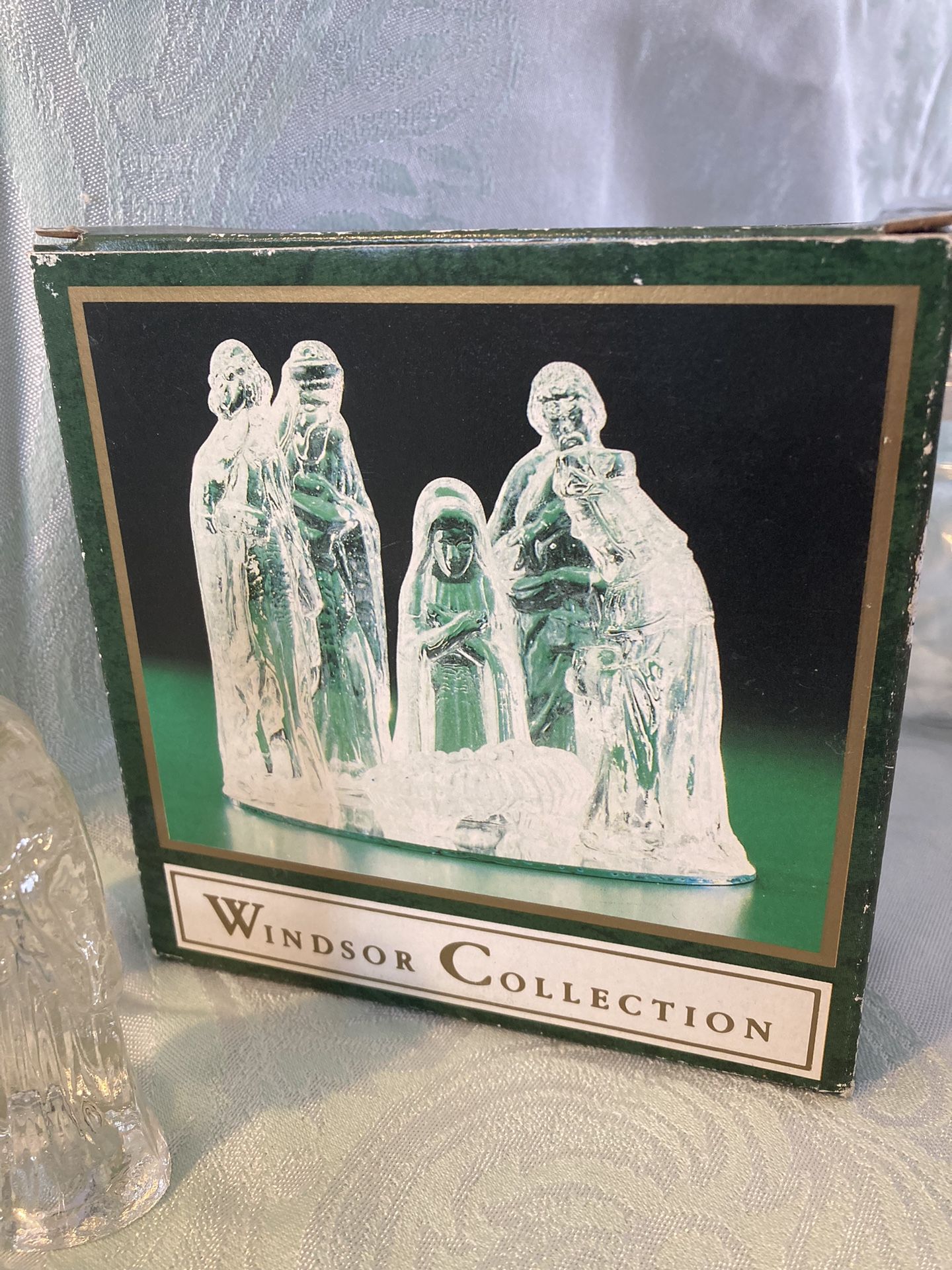 Crystal Clear 6 Pc Nativity Scene Windsor Collection 