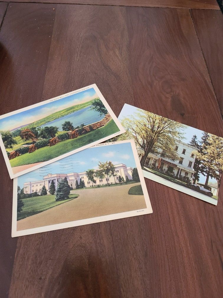 3 Vintage New York City Postcards