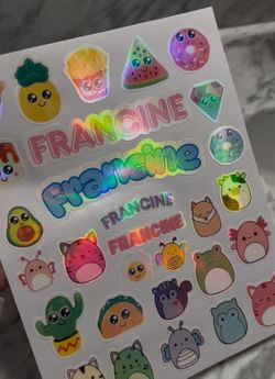 Personalized custom stickers