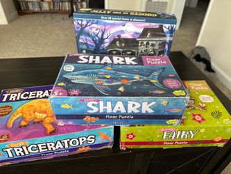 4 Large Floor Puzzles from Peaceable Kingdom