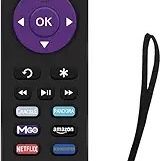 Gvirtue Lost Remote Control Replacement Compatible with Roku 1, Roku 2, Roku 3, Roku 4, (HD, LT, XS, XD), Roku Express. Do NOT Support Roku Stick, Rok