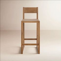 $49!! 🌿 Joss & Main Modica Solid Wood Bar Stool – Brand New – Designer Quality 🌿