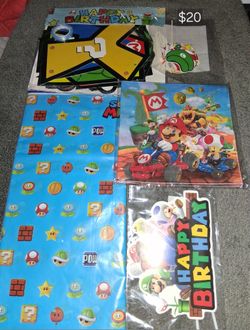 Super Mario Party Supplies 