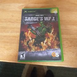 Xbox Army Men Sarge's War