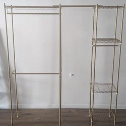 Gold Closet System - Assembled - Like New 