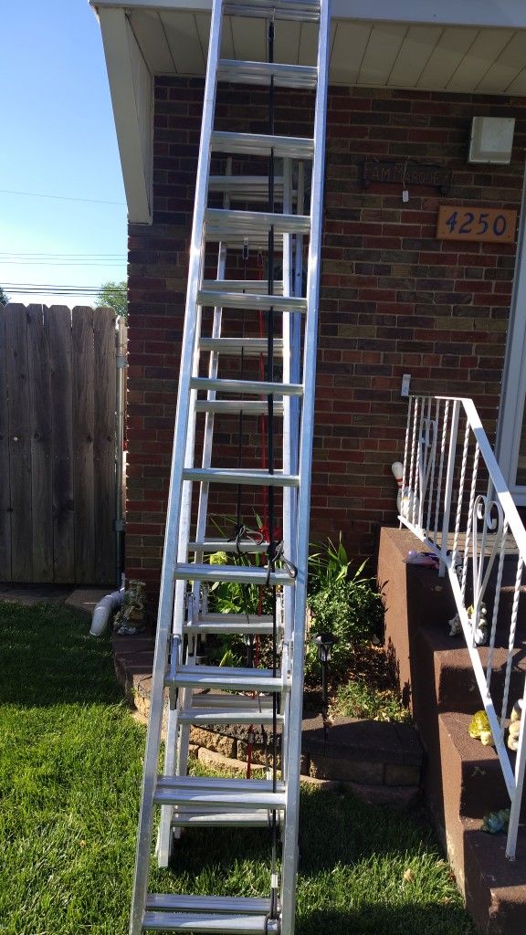 2 -20' , 1 -24' , Aluminum Extension Ladders