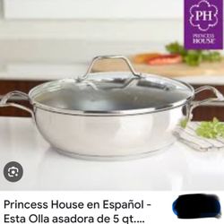 Princess House Cacerola De 5 Qt Antiadherente