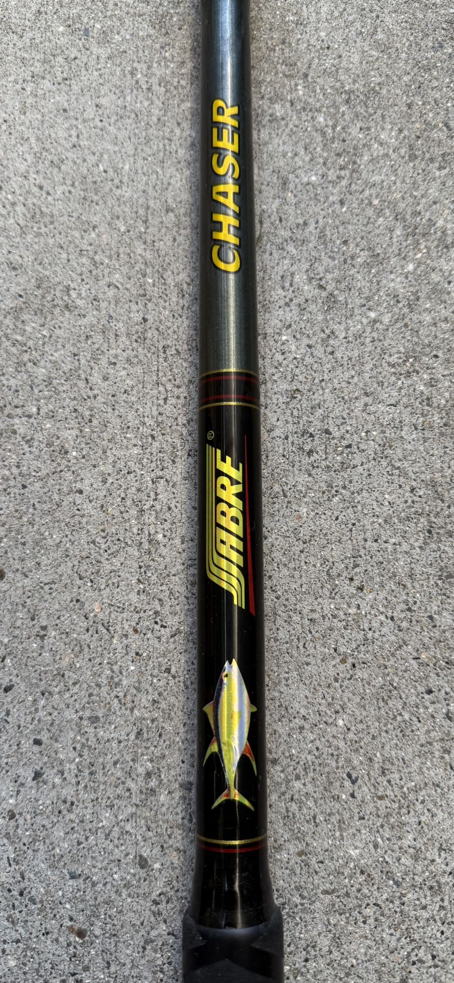 Factory Wrapped Sabre “Chaser” 8~Foot “Deckhand” Jigstick Saltwater Fishing Rod