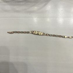 14k Gold Bracket Rose Gold And Sliver