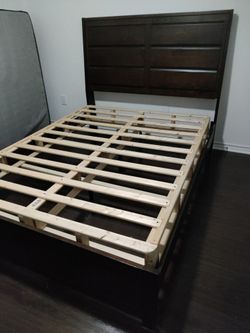 ACME queen size headboard with wooden spring box