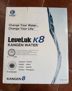 Enagic LevelLuk K8 Kangen Water Alkaline Ionizer, Made in Japan
