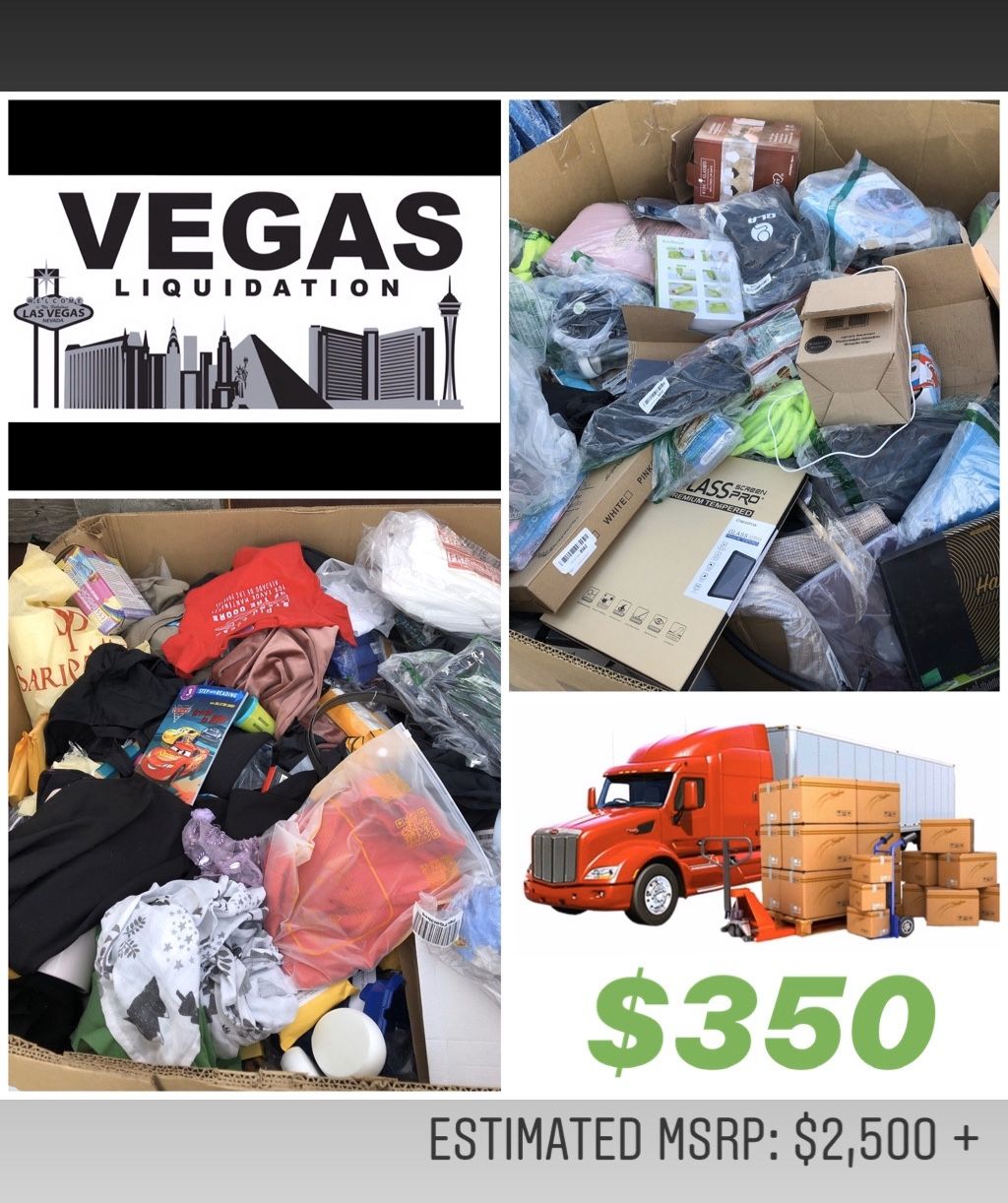350 General Merchandise Liquidation Pallet for Sale in Las Vegas, NV