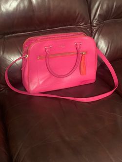Kate Spade Pink Leather Satchel Handbag
