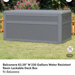 230 Gallon Deck Box