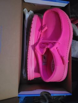 Hot Pink Hey Dude Size 8