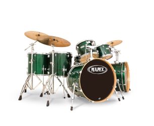 Mapex M Birch Double Bass Drums with Icon Rack & Slipknot snare