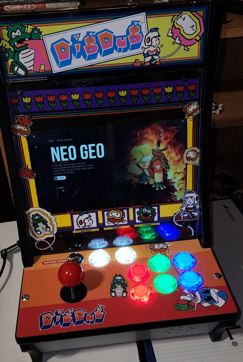Custom Generation 1 Arcade 1up Dig Dug Countercade