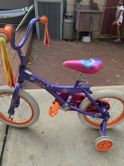 Dora the Explorer girls toddlers kids bike bicycle with training wheels for Sale in Alpine CA OfferUp