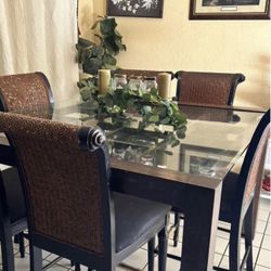 Tall Kitchen Table With 6 Chairs
