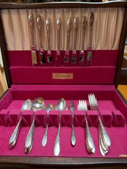 43 Piece Community By Oneida Silver Plate Service for 8