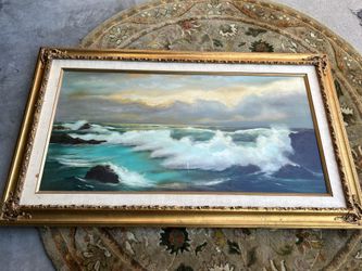 Large oil Painting Signed By Cordie Tucker