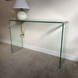 Glass Entryway Table