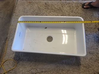 Blanco Cerana 33" Fireclay Farmhouse Sink, White, 525012