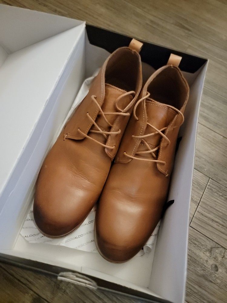 Aldo Brown Stylish Shoes Half Boot