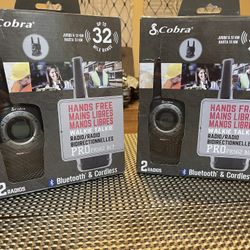 Walkie Talkie Cobra $35 Each 