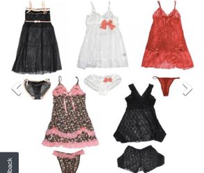 Sexy Women Sleepwear Babydoll Dress Lingerie Underwear Set